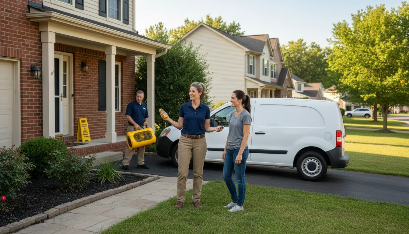 Water restoration image for Dehumidification And Cleanup Services in Irasburg, VT
